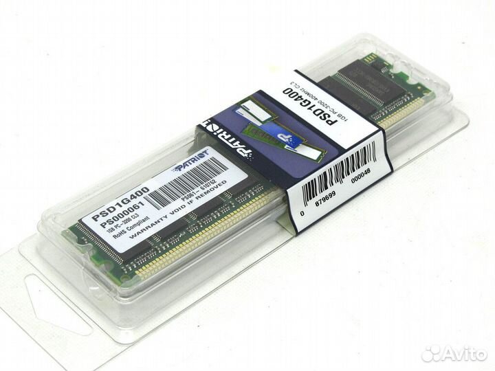 Память Patriot DDR 1Gb Новая