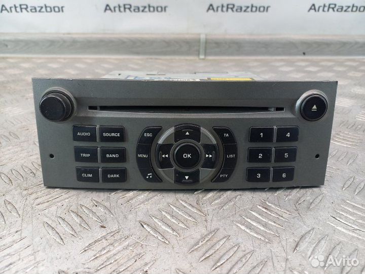Магнитола Peugeot 407