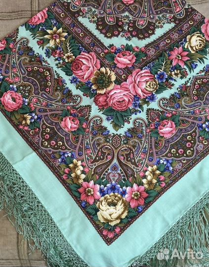 Павловопосадские платки Остановись, мгновенье