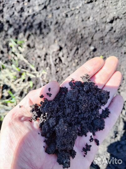 Плодородная земля грунт торф чернозем перегной