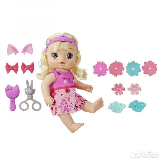 Baby alive Попробуй прическу кукла у парикмахера