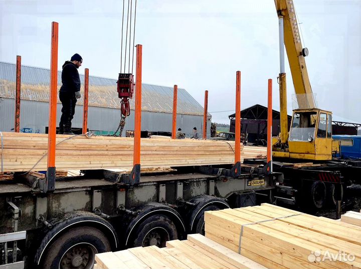 Доска обрезная 2 сорт 25х100x6 без посредников опт