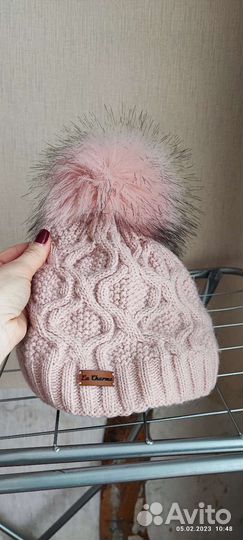 Шапка зимняя для девочки новая