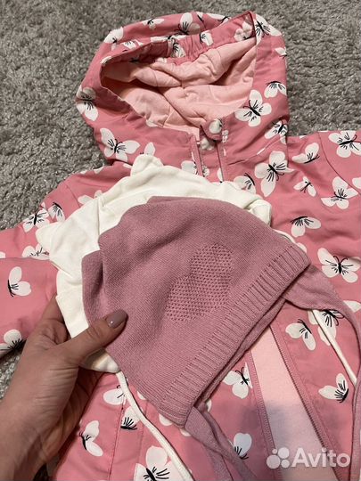 Демисезонная куртка для девочки 92,104 2 штуки