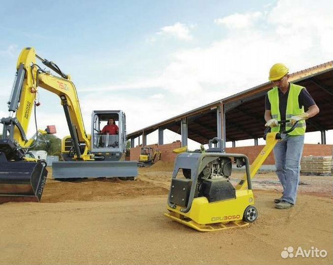 Виброплита с реверсом 260 кг в аренду