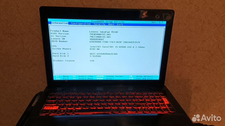Lenovo Y510p