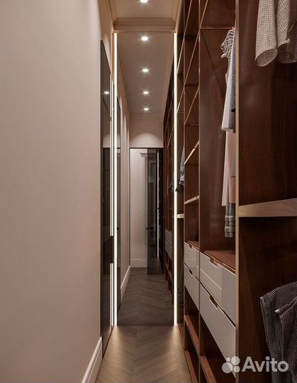 Гардеробная с фабрики