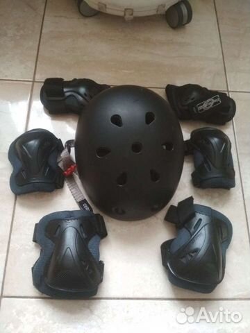 Шлем Oxelo, комплект защиты, ремни