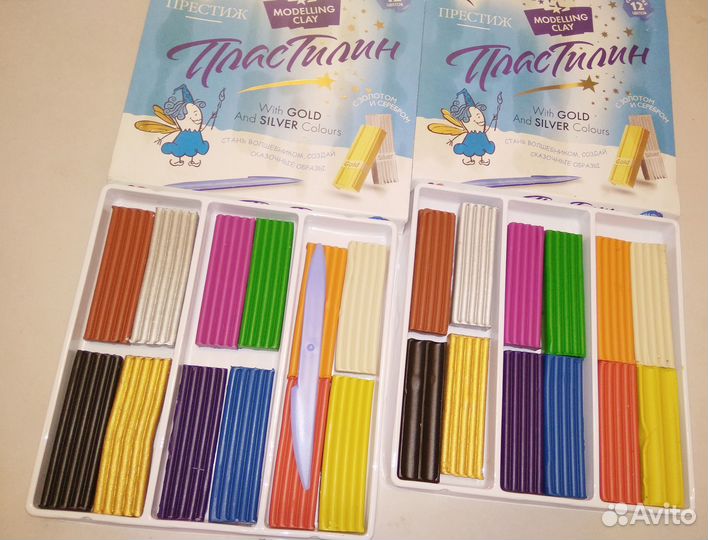 Пластилин, карандаши, пастель, фломастеры