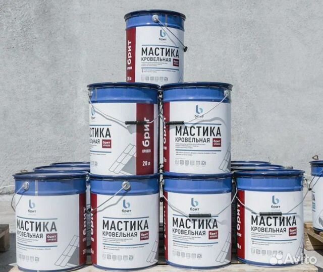 Мастика для Гидроизоляции Кровли Брит Стандарт