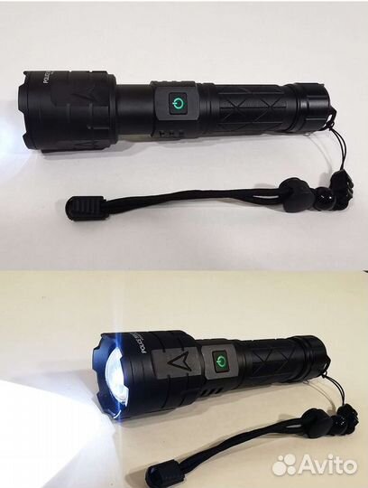 Фонарь прожектор светодиодный очень яркий до 3 км