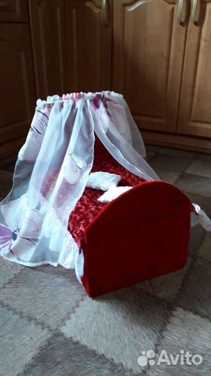 Новая кроватка С аксессуарами для куклы кукла В по