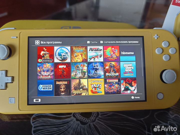 Nintendo Switch Lite прошитая