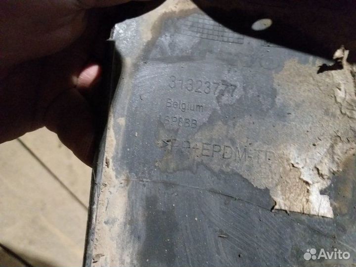 Юбка заднего бампера Volvo Xc60 2013-2017