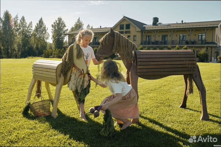 Деревянная лошадка ребенку 9 лет