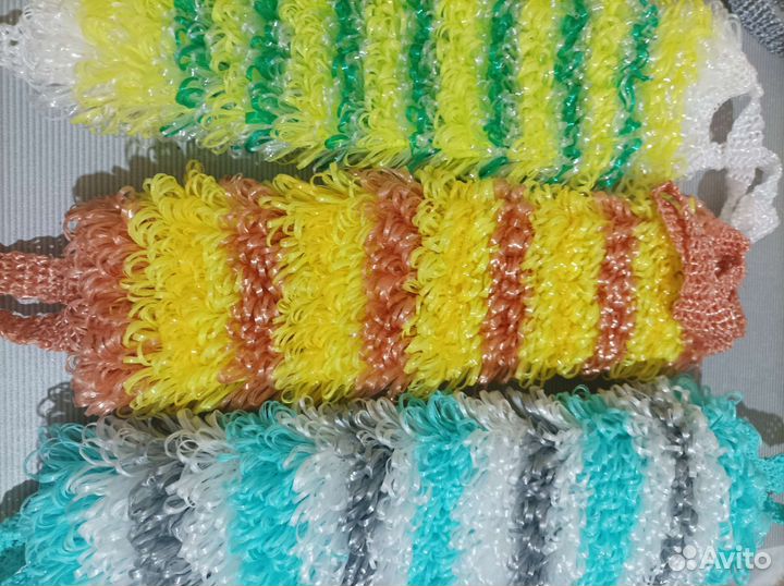 Мочалка вязаная