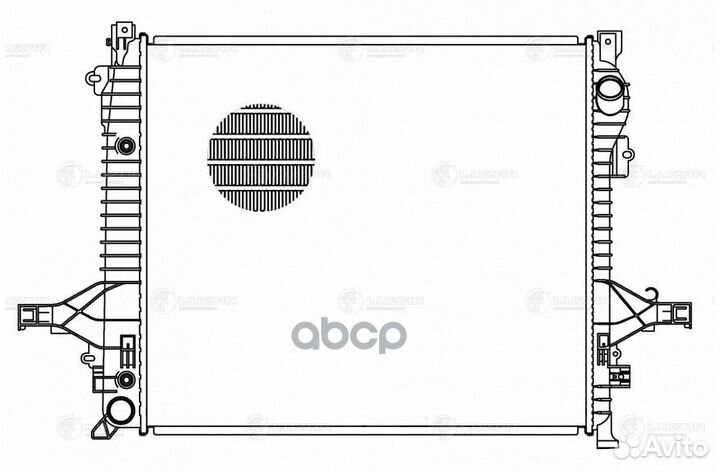 Радиатор охлаждения двигателя volvo XC90 02- LR