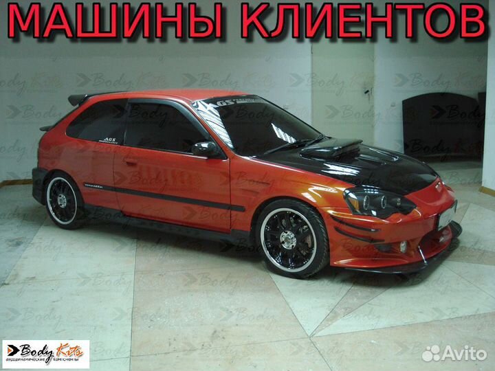 Передний бампер Acura RSX для Honda Civic EK 96-00