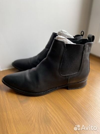Ботинки челси натуральная кожа 37 ASOS