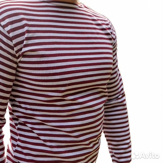 29993 Тельняшка кулирка, хлопок, краповая (Титан-Р