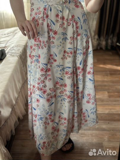 Летнее длинное платье