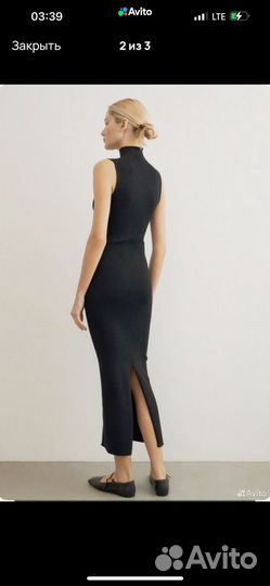 Платье трикотажное женское lime L