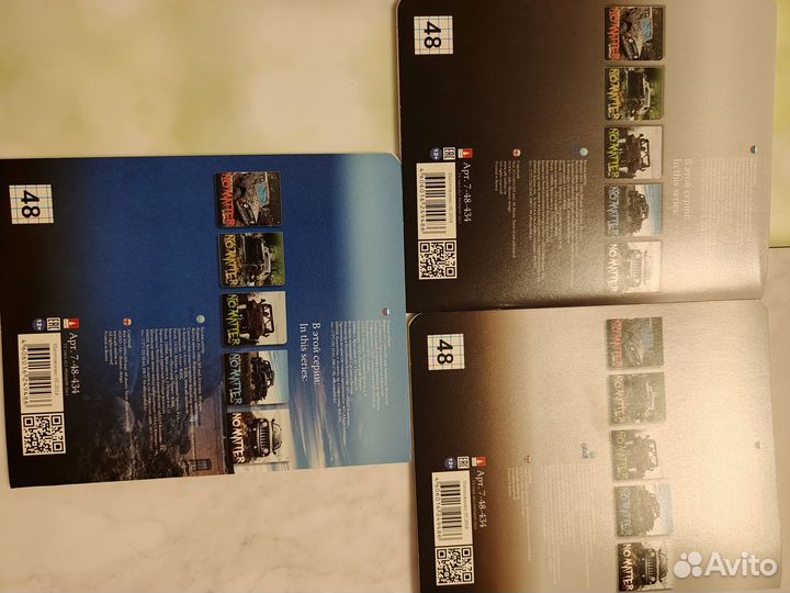 Тетради 48 листов с внедорожниками