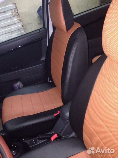 Чехлы из экокожи ромб LADA Priora от Автопилот