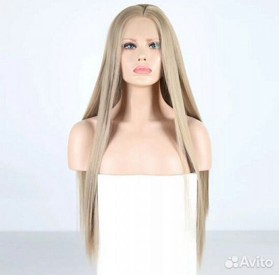 Парик новый холодный Русый на сетке фронт лэйс 70