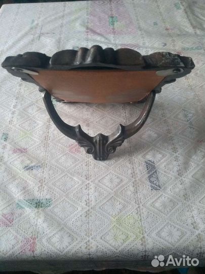 Зеркало настольное, бронза, раритет