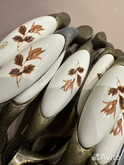 Мебельные ручки латунь