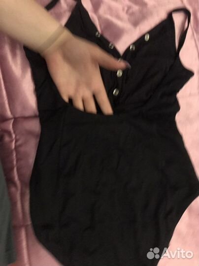 Купальник для танцев черный