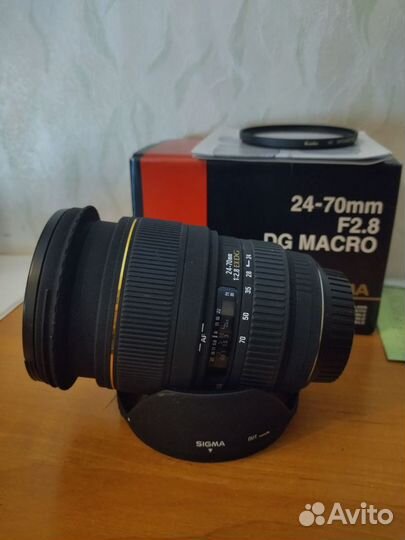 Бронь до 10 февраля Объектив sigma 24:70 Canon EF