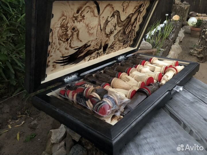 Шахматы шашки нарды 3 в 1