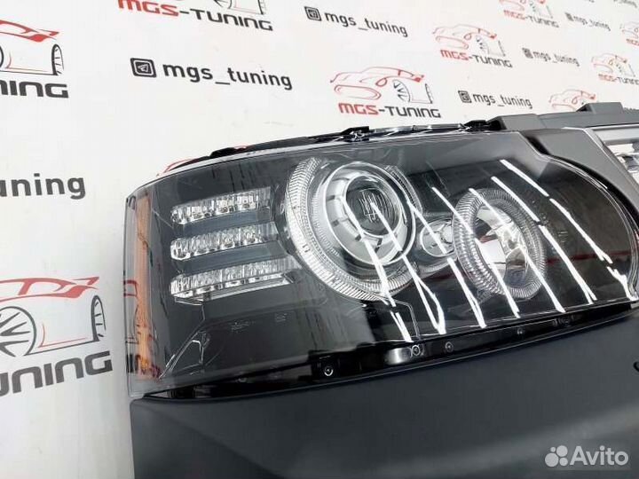 Бампер + фары Land Rover Range Rover