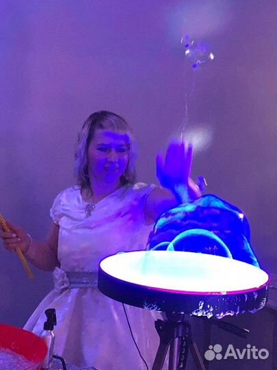 Шоу мыльных пузырей