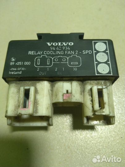 Блок управления вентилятором Volvo V70 B5254T 1999