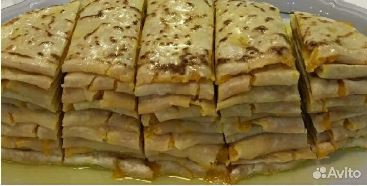 Кавказская кухня халяль.манты, лепешки