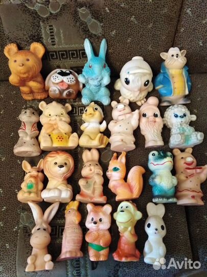 Резиновые игрушки СССР