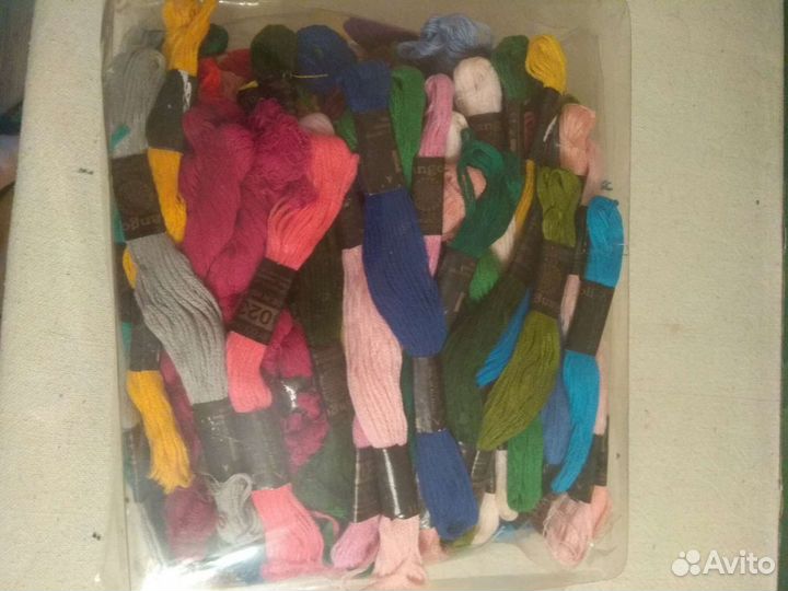 Нитки, мулине, пряжа