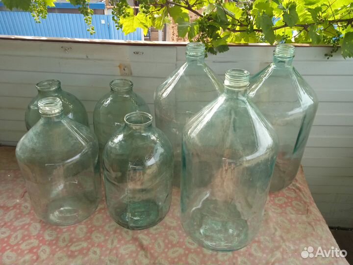 Бутыли стеклянные 20л