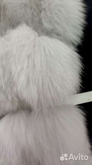 Меховая жилетка из песца