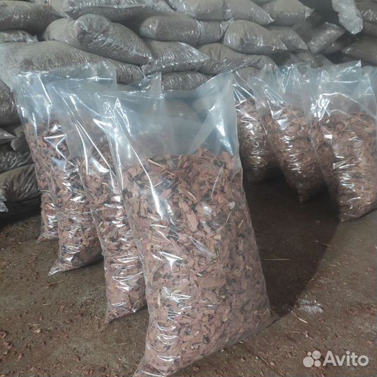 Кора сосны мульча