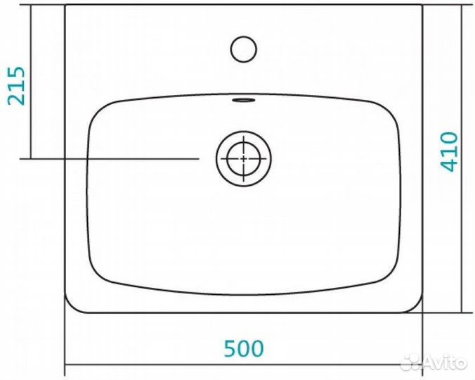 Раковина Santek Нео 50х41 1.WH30.2.184