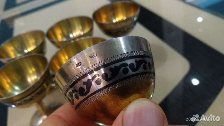 Серебряные рюмки СССР 875 пробы