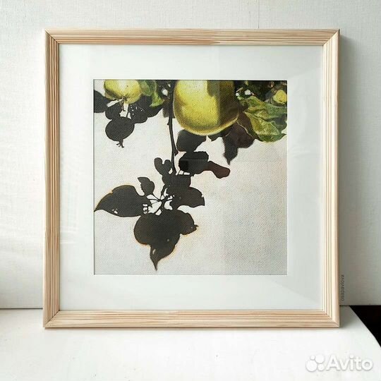 Постер Полдень в саду в раме 40х40