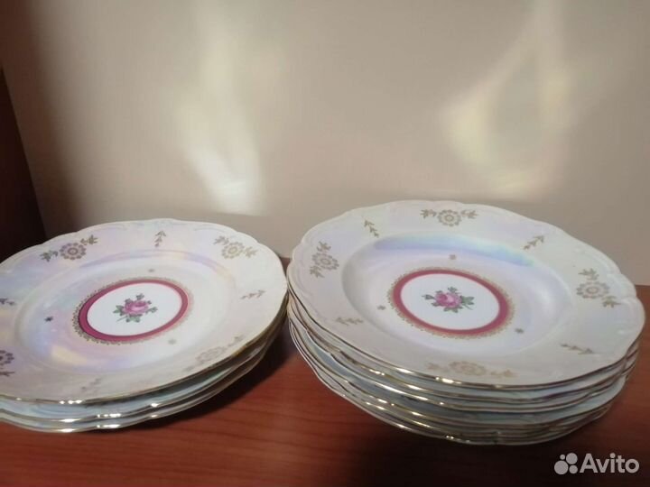 Тарелки ГДР роза