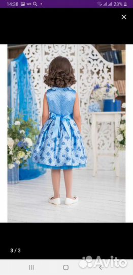 Платье для девочки 122