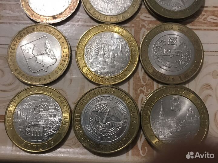 Юбилейные монеты 1, 2, 5,10 руб продаю