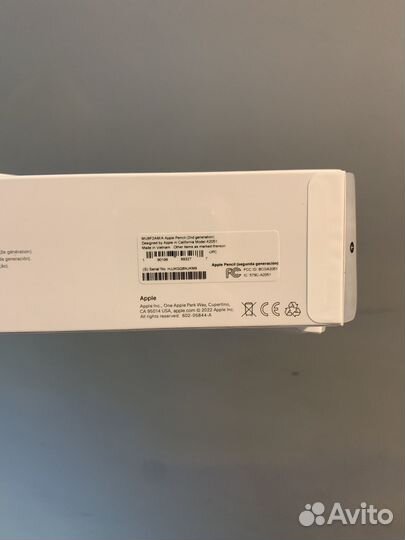 Apple Pencil 2 MU8F2AM/A новые оригинал